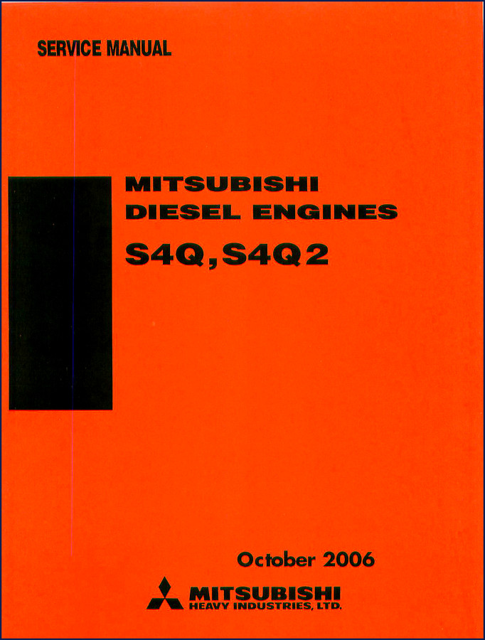 mitsubishi s4q, s4q2 2006 service manual, mitsubishi service manual, mitsubishi s4q,