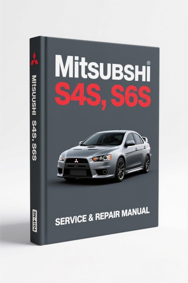 mitsubishi s4s s6s service manual, mitsubishi service manual, mitsubishi s4s