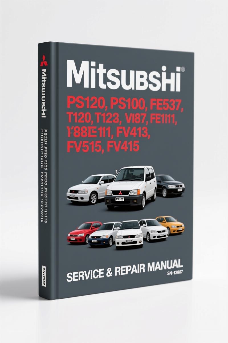 mitsubishi ps120 ps100 fe537 t120 t12 parts catalog, mitsubishi parts catalog, mitsubishi ps120