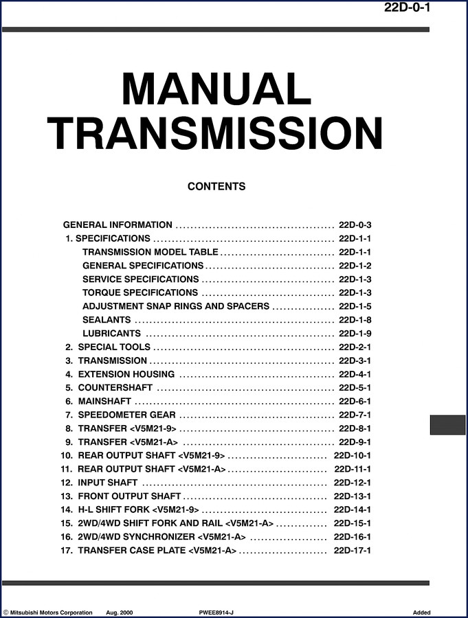 mitsubishi v5m21, mitsubishi manual