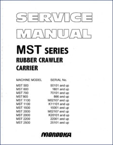 morooka mst 500, mst 600, mst 700, mst, morooka service manual, morooka mst