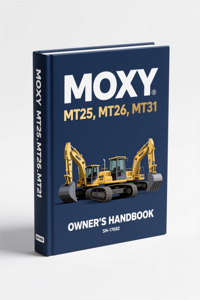 moxy mt25, mt26, mt31 2003 operators manual, moxy manual, moxy mt25,