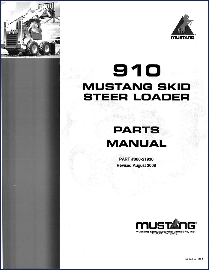 mustang 910 2008 parts catalog, mustang parts catalog, mustang 910