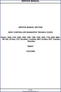 navistar 3200, navistar manual