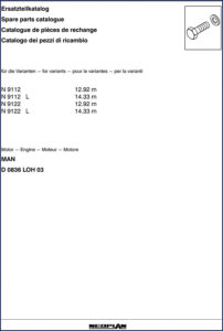 neoplan n 9112 n 9122 parts catalog, neoplan parts catalog, neoplan n
