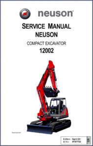 neuson 12002, 12002 rd, 12002 ab 2003 service, neuson service manual, neuson 12002,