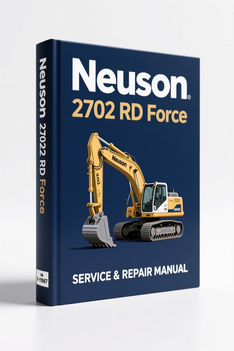 Neuson 2702 RD Force 2005 Parts Catalog – factory spare parts catalog cover