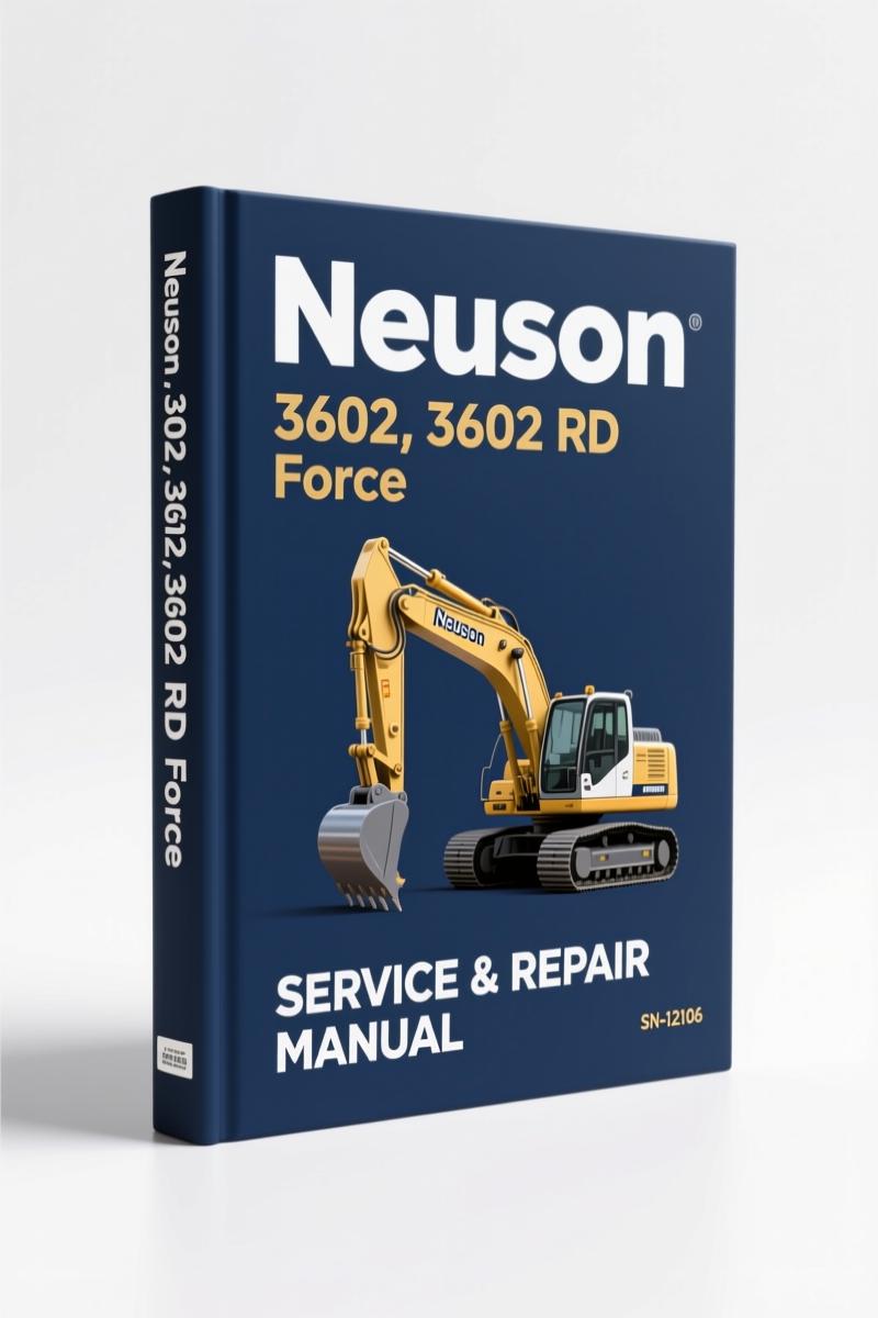 neuson 3602, 3602 rd force 2005 parts catalog, neuson parts catalog, neuson 3602,