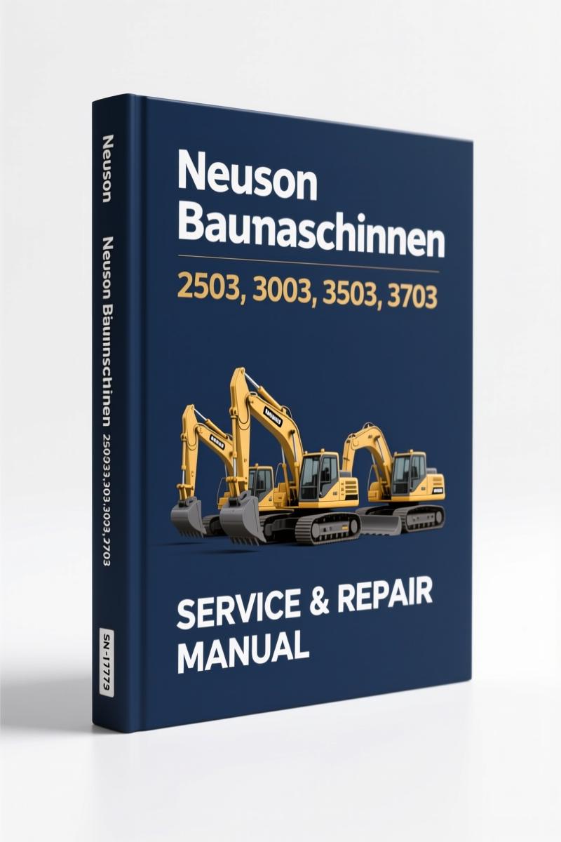 neuson baumaschinen 2503, 3003, 3503, 3703 2005 service, neuson baumaschinen service manual, neuson baumaschinen baumaschinen