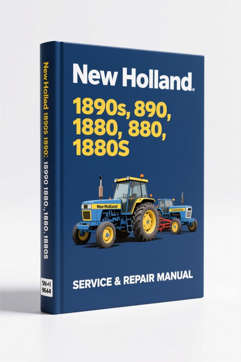 new holland 1890s, 890, 1880, 880, 1880s service, new holland service manual, new holland holland