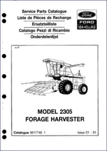 new holland 2305 1991 parts catalog, new holland parts catalog, new holland holland