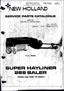 new holland 268 parts catalog, new holland parts catalog, new holland holland
