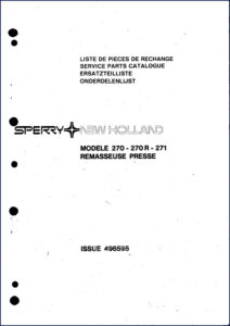 new holland 270, 270 r, 271 parts catalog, new holland parts catalog, new holland holland