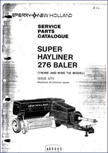 new holland 276 parts catalog, new holland parts catalog, new holland holland