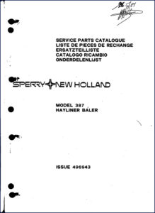 new holland 387 1981 parts catalog, new holland parts catalog, new holland holland