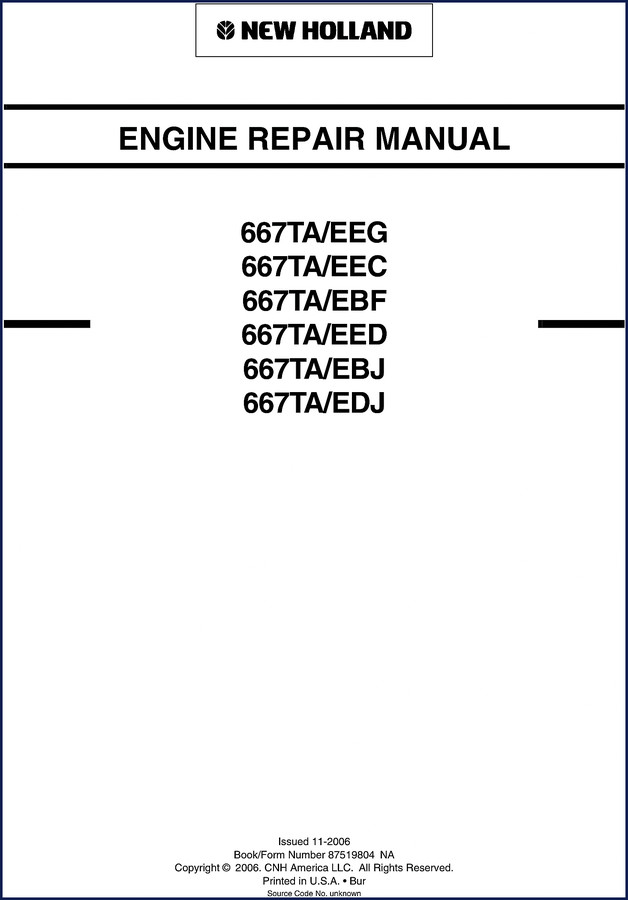 new holland 667ta 2006 repair manual, new holland repair manual, new holland holland