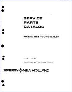 new holland 851 1982 parts catalog, new holland parts catalog, new holland holland