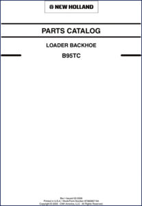 new holland b95tc 2006 parts catalog, new holland parts catalog, new holland holland