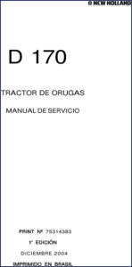 new holland d 170 2004 service manual, new holland service manual, new holland holland