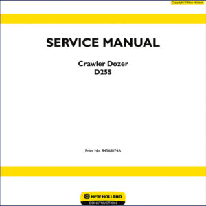 new holland d255 service manual, new holland service manual, new holland holland