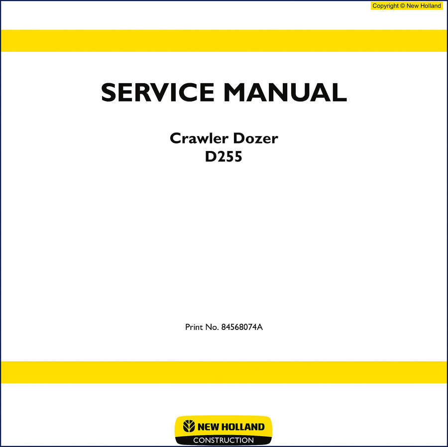 new holland d255 service manual, new holland service manual, new holland holland