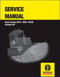new holland dc70, dc80, dc100 service manual, new holland service manual, new holland holland