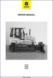 new holland dc75, dc85, dc95 2004 repair manual, new holland repair manual, new holland holland