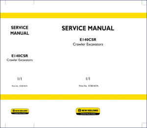 new holland e140csr service manual, new holland service manual, new holland holland