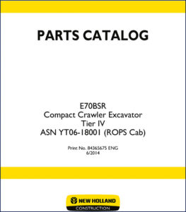 new holland e70bsr 2014 parts catalog, new holland parts catalog, new holland holland