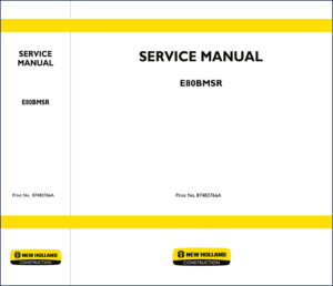 new holland e80bmsr service manual, new holland service manual, new holland holland