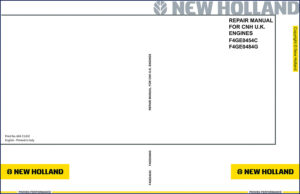 new holland f4ge0454c, f4ge0484g repair manual, new holland repair manual, new holland holland