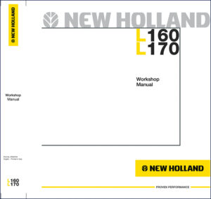 new holland l160, l170 workshop manual, new holland workshop manual, new holland holland