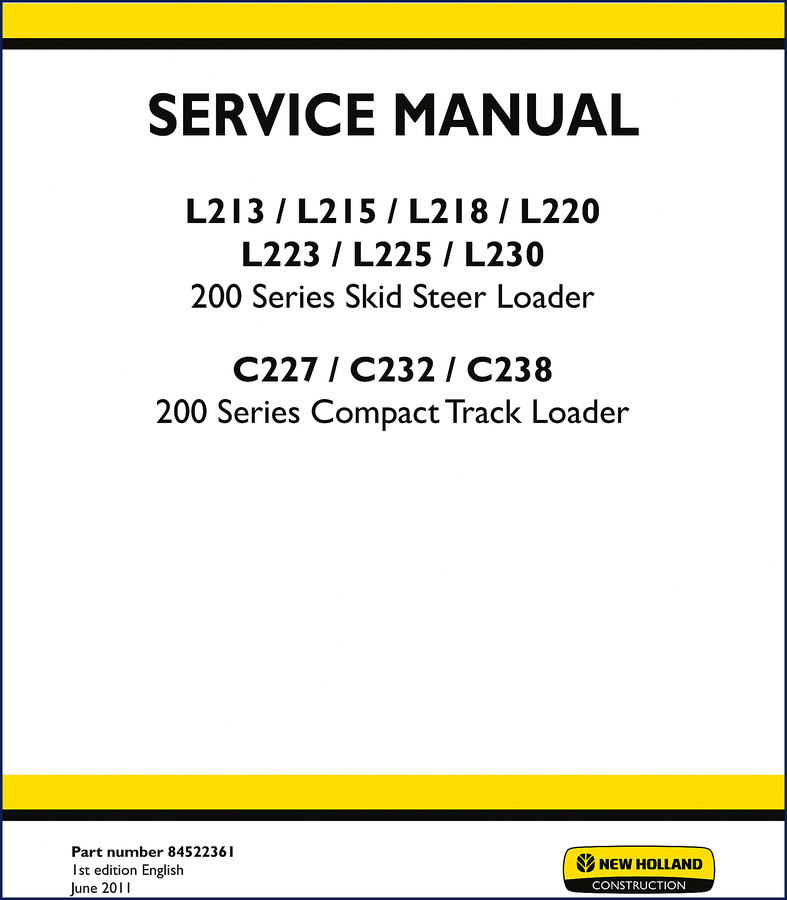 new holland l213, new holland manual, new holland holland