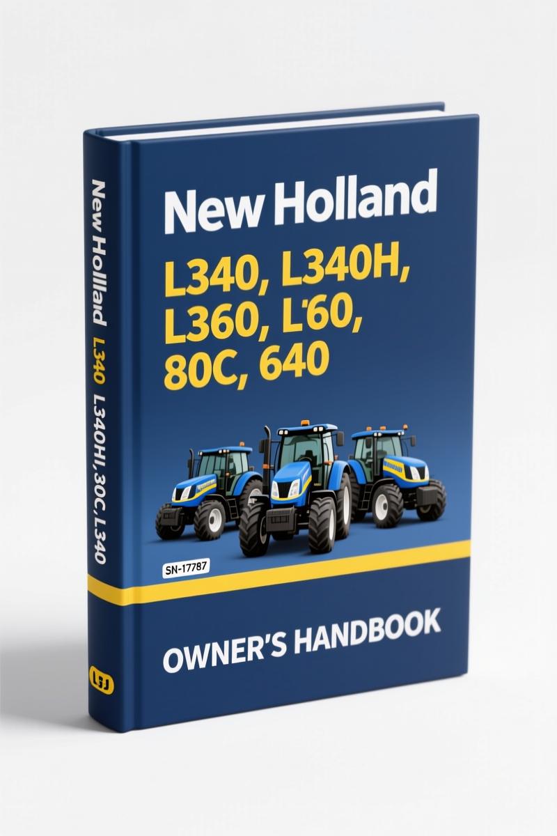 new holland l340, l340h, l360, 80c, 640 operators, new holland manual, new holland holland