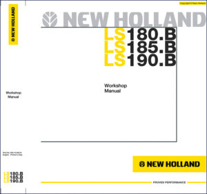 new holland ls180.b, ls185.b, ls190.b workshop manual, new holland workshop manual, new holland holland