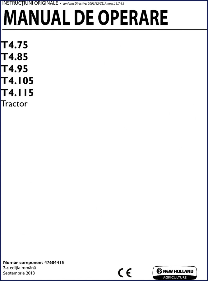 new holland t4.75, new holland manual, new holland holland