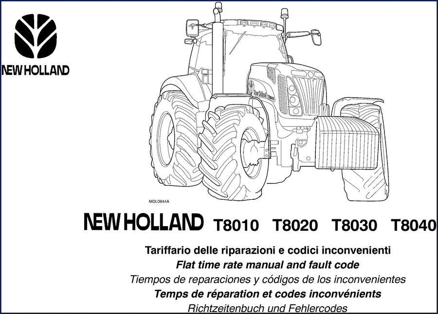 new holland t8010, t8020, t8030, t8040 service manual, new holland service manual, new holland holland