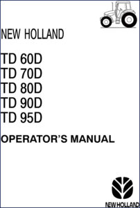 new holland td 60d, new holland manual, new holland holland
