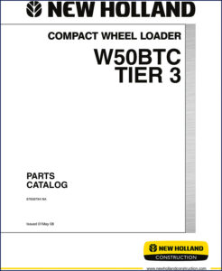 new holland w50btc 2008 parts catalog, new holland parts catalog, new holland holland