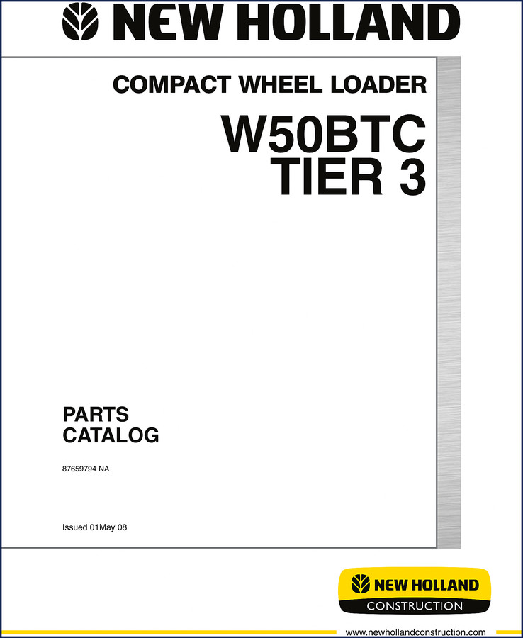 new holland w50btc 2008 parts catalog, new holland parts catalog, new holland holland