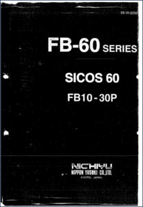 nichiyu fb10, nichiyu manual