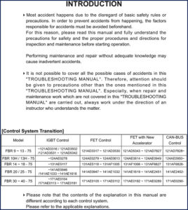 nichiyu fbr, nichiyu manual