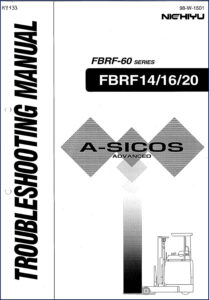 nichiyu fbrf14, fbrf16, fbrf20 troubleshooting manual, nichiyu manual, nichiyu fbrf14,