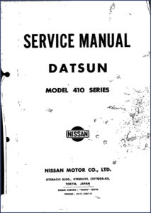 nissan 410 service manual, nissan service manual, nissan 410
