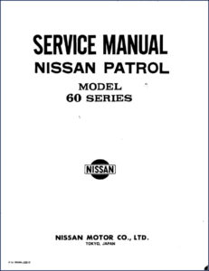 nissan 60 series service manual, nissan service manual, nissan 60