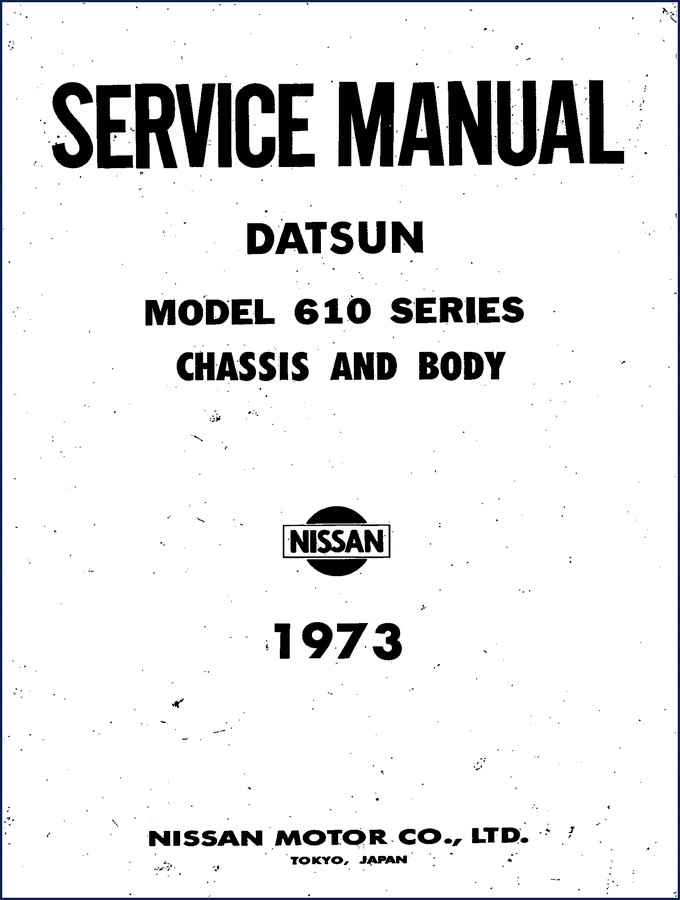 nissan 610 1973 service manual, nissan service manual, nissan 610