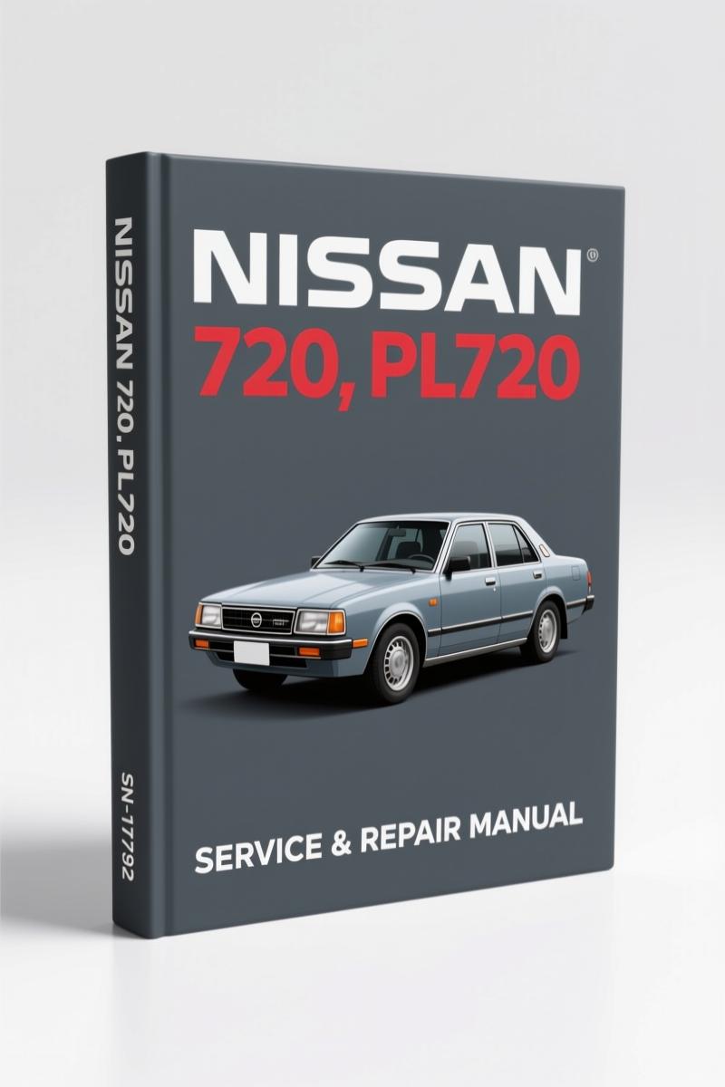 nissan 720, pl720 technical manual 1984, nissan manual, nissan 720,