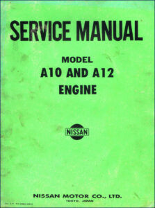 nissan a10, a12 1971 service manual, nissan service manual, nissan a10,