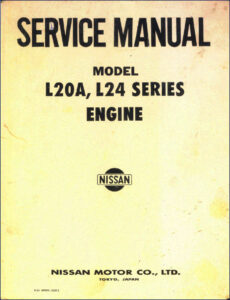 nissan l20a, l24 service manual, nissan service manual, nissan l20a,