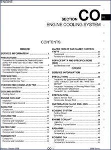 nissan qr25de mr20de 2009 service manual, nissan service manual, nissan qr25de